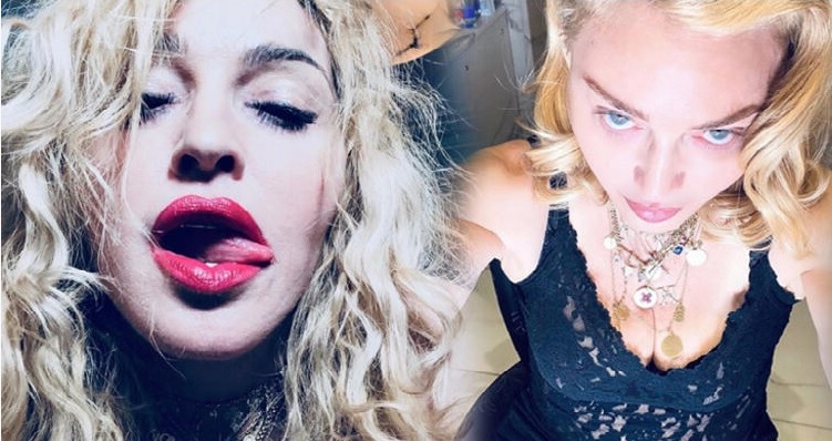 61'lik Madonna, banyoda yaptığı sefie ile bakın ne gösterdi!
