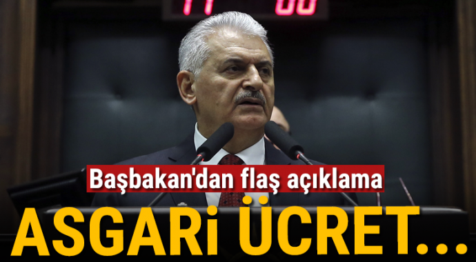 Binali Yıldırım’dan asgari ücret açıklaması