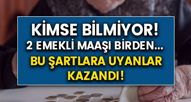 Bunları yaparak 2 emekli maaşı birden alabilirsiniz! Bu formülü herkes bilmiyor…