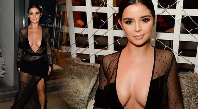 Demi Rose, Festivalde Giydiği Kıyafetler Dikkatleri Üzerinde Topladı