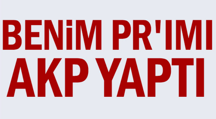 Ekrem İmamoğlu:Benim PR'ımı AKP yaptı
