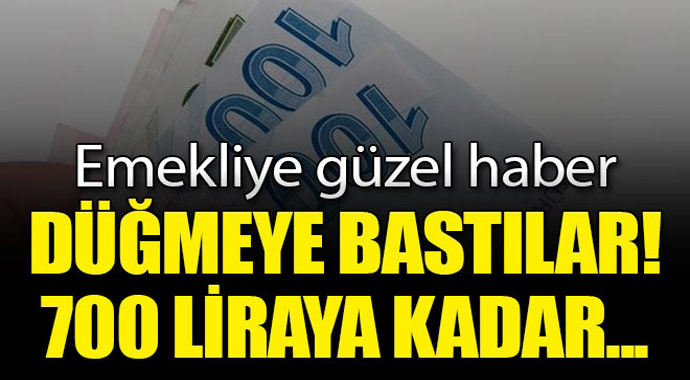 Emeklilere müjde! Bankalar düğmeye bastı, 700 liraya kadar ödeme