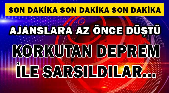 Erzincan Korkutan Deprem ile Sarsıldı