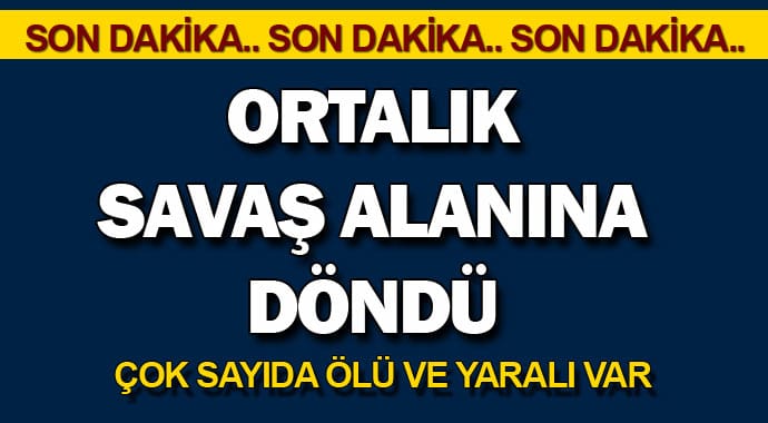 Günün en acı karesi! Çok sayıda ölü ve yaralılar var