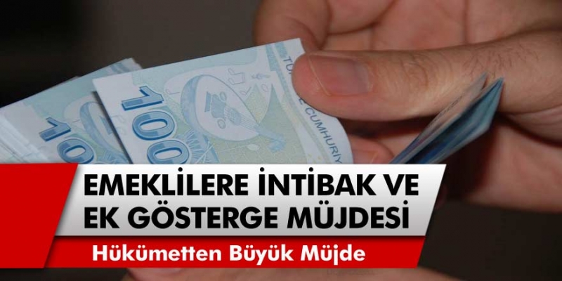 Hükümet iki müjde birden verdi! Emekliler için intibak ve ek gösterge açıklaması yapıldı…