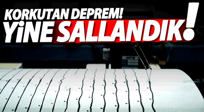 Korkutan Deprem! Beşik Gibi Sallanıyor