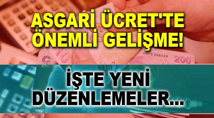 Milyonlarca kişi bekliyordu! Asgari ücrette Flaş gelişme!