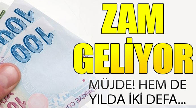 Müjde Maaşlara Çift Zam Birden Geliyor