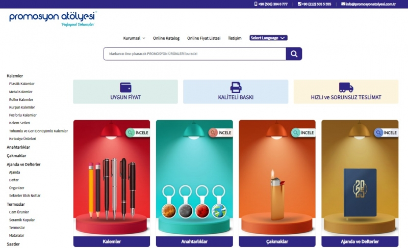Promosyon Anahtarlık Ürün Seçenekleri