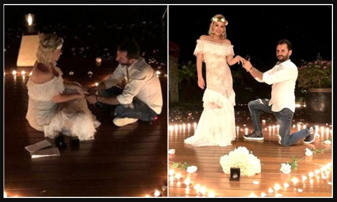 Şarkıcı Aylin Coşkun, 14 Yıllık Sevgilisinden Evlilik Teklifi Aldı