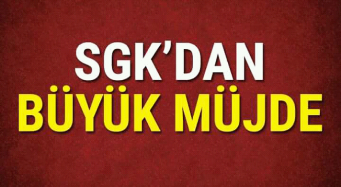 SGK'dan büyük müjde baş vurun paranızı alın 