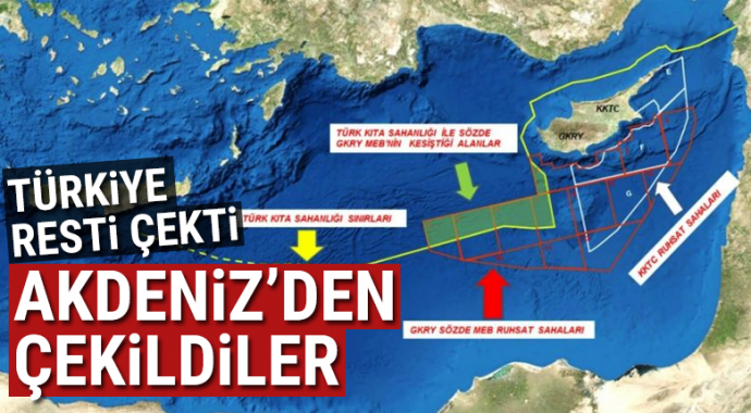 Türkiye resti çekti! İtalyan'lar akdeniz'den çekildi