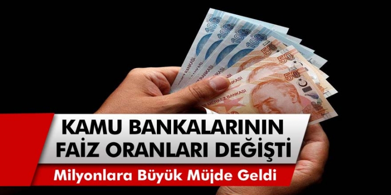 Ziraat Bankası, Halkbank ve Vakıfbank tarafından taşıt ve konut kredi faiz oran güncellendi…
