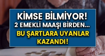 Bunları yaparak 2 emekli maaşı birden alabilirsiniz! Bu formülü herkes bilmiyor…