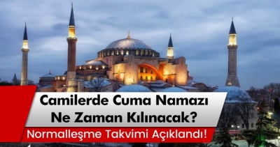 Cuma namazı ve Bayram namazı için flaş gelişme! Camilerde cuma namazı ne zaman kılınacak?