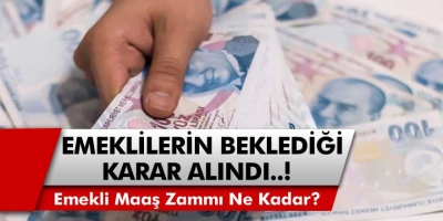 Emeklilerin uzun süredir beklediği karar alındı! Emekli maaş zammı ne kadar?