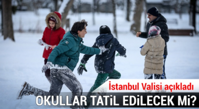 İstanbul Valisi Vasip Şahin'den son dakika kar tatili açıklaması!