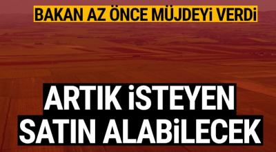 Maliye Bakanı tarım arazileriyle ilgili önemli değişikliği açıkladı