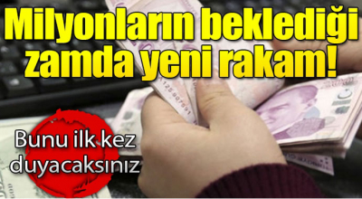 Milyonların beklediği asgari üçret Zammında yeni 4 rakam