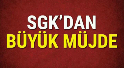 SGK'dan büyük müjde baş vurun paranızı alın 