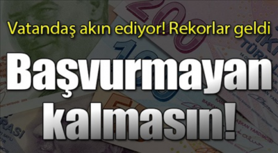 Vatandaş akın ediyor başvurmayan kalmasın 